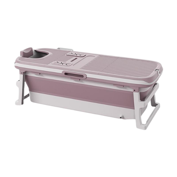Foldbare badekar med låg model - Tisvilde - 132cm - Rosa