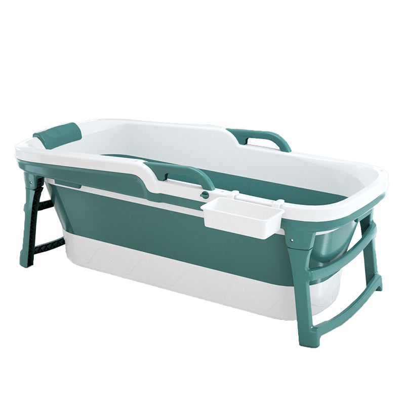 Foldbare badekar med låg - 143cm/Grøn - uden fodmassage