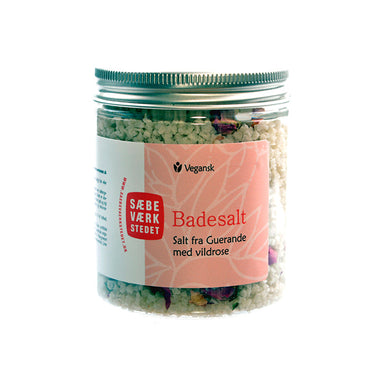 Vildrose badesalt - 200g - Badeshop